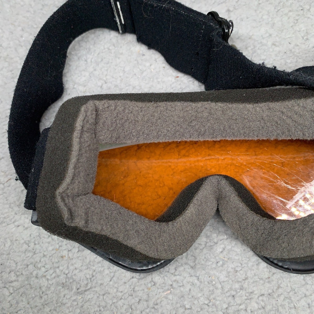 VINTAGE Oakley Ski Snowboard Goggles Orange Lens Cracked | eBay