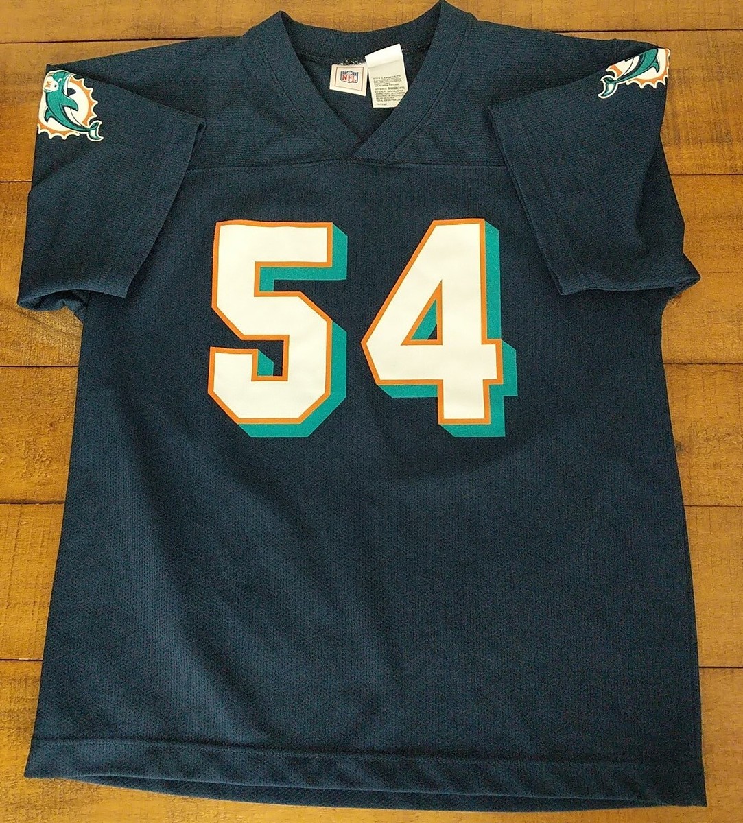 Miami Dolphins Zach Thomas #54 Dark Blue Alternate Jersey NFL