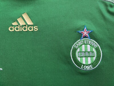 SAINT ETIENNE 2010 2011 HOME SHIRT JERSEY ADIDAS E83823 sz L