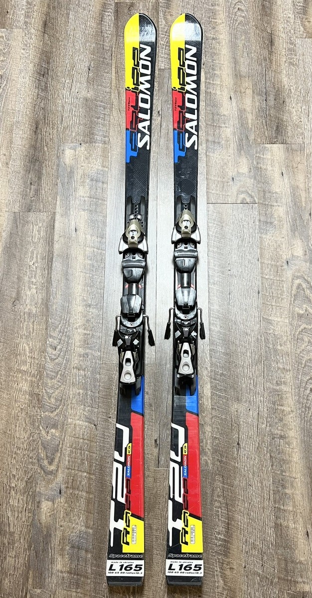 SALOMON Equipe T2V Race Skis 165 Cm Spaceframe W/ Salomon 710 X