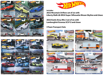 Hot Wheels Car Culture and Team Transport Factory Set 2022 Set 2/4