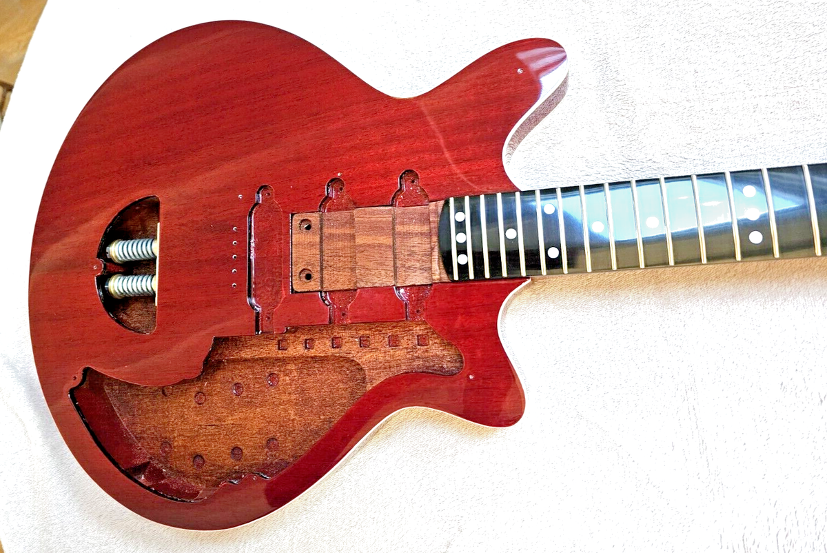 Brian May Queen Red Special Electric Guitar replica unfinished no