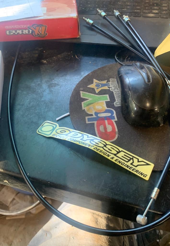 NOS Odyssey Gyro XL 1-1/8 BMX Bike Cable Detangler Kit Upper and