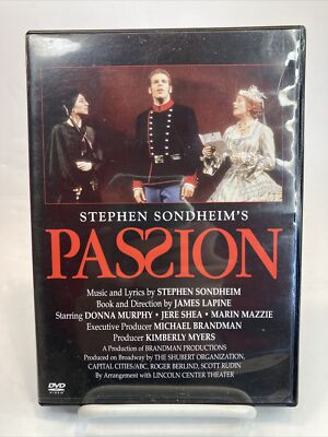 Stephen Sondheim's Passion Original Broadway Cast DVD James Lapine