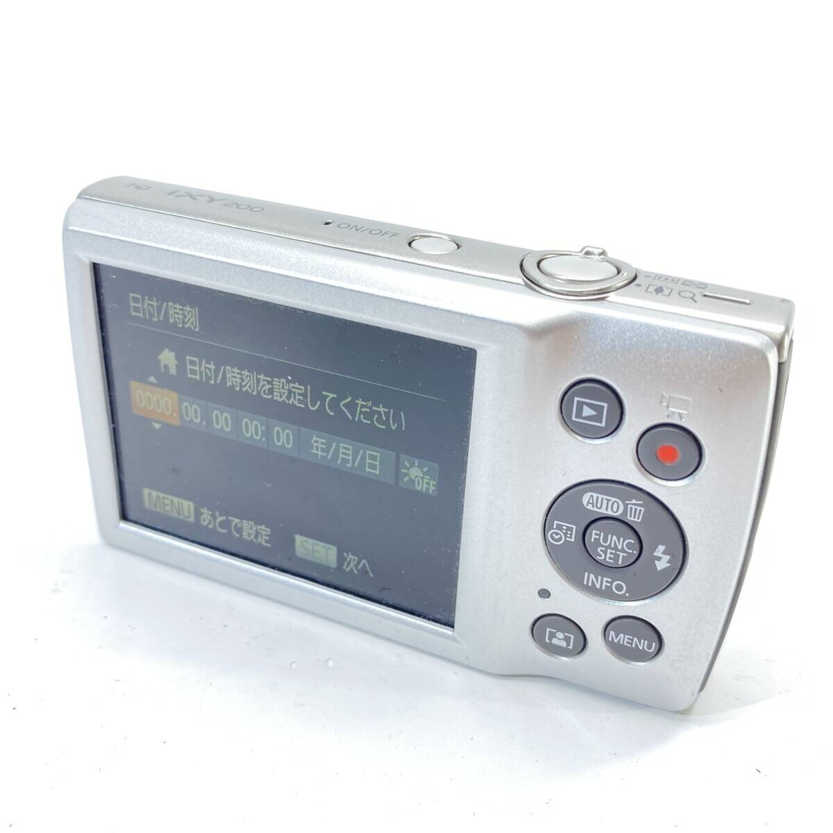 Canon PowerShot IXY 200 Ixy200 Digital Camera Silver with Battery