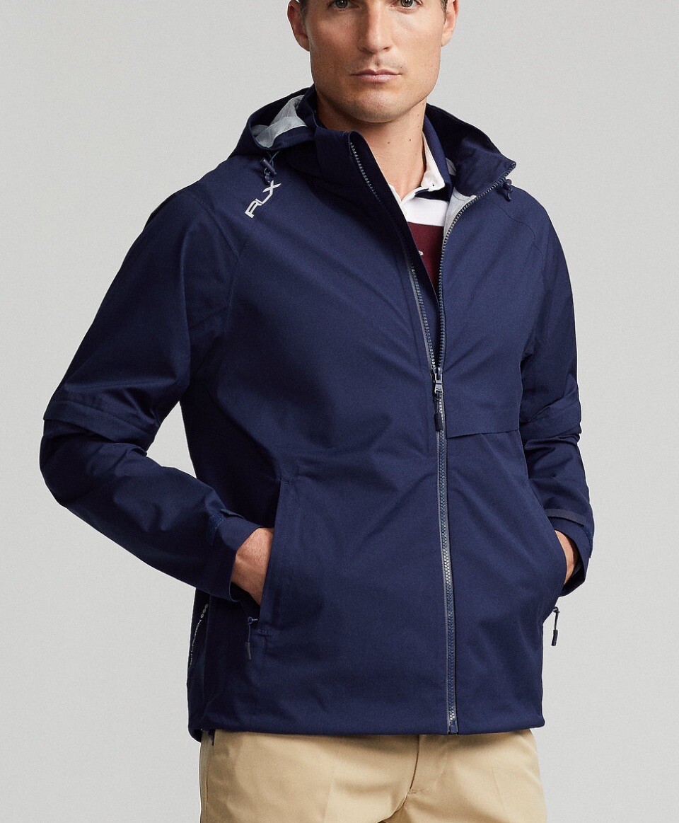 POLO Ralph Lauren RLX Navy Blue RRL Pro Golf Jacket Mens 2XL FAST