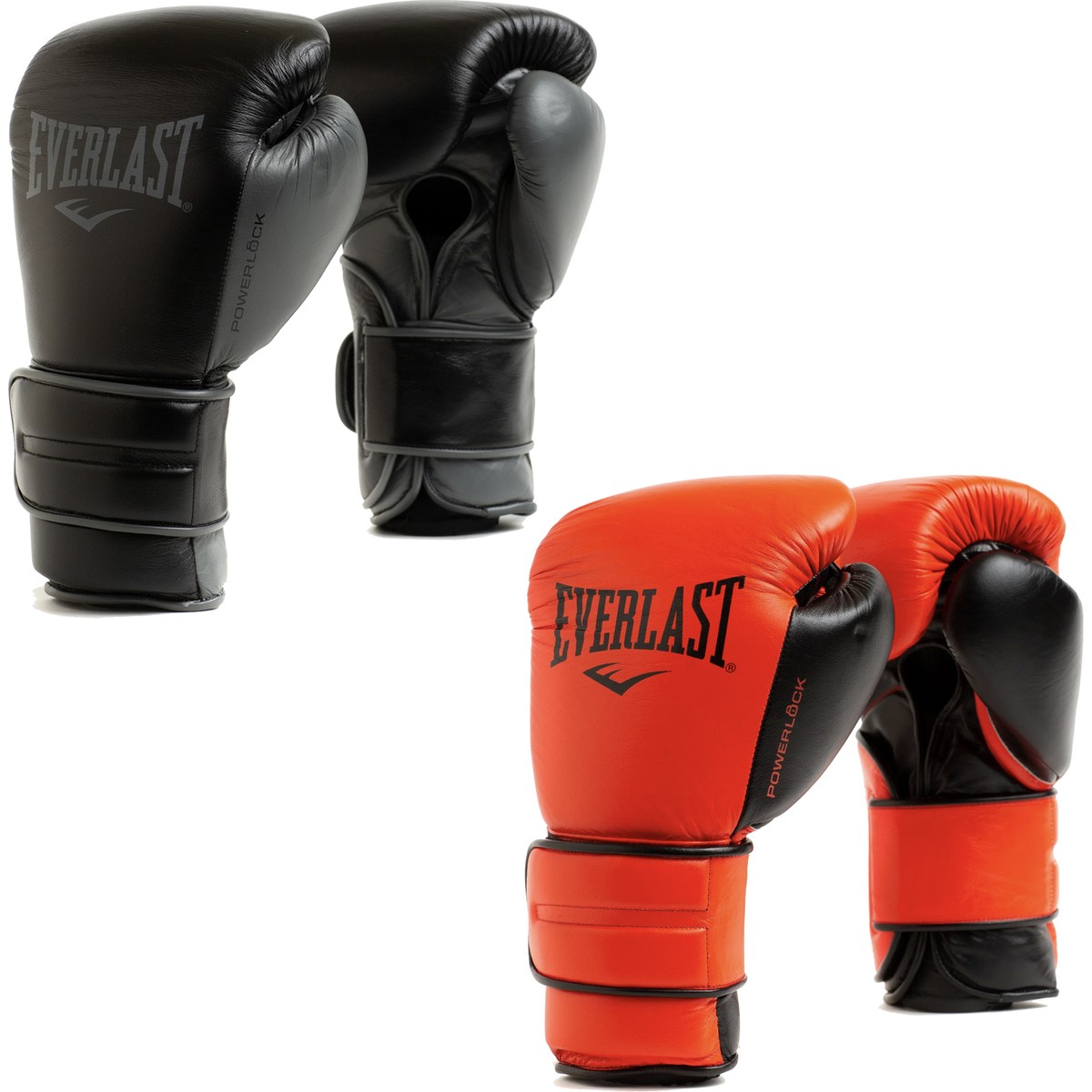 Everlast Powerlock 2 Pro Hook and Loop Training Boxing Gloves | eBay