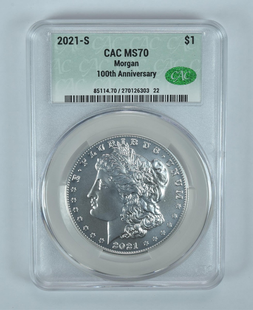 2021-S Morgan Silver Dollar MS70 CAC CACg | eBay