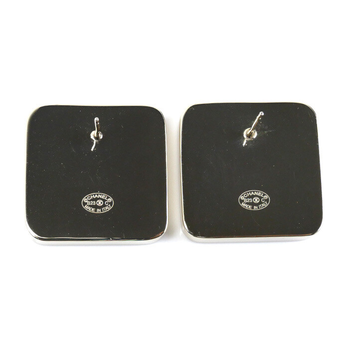 CHANEL Metal EarRing Square P0024487 | eBay