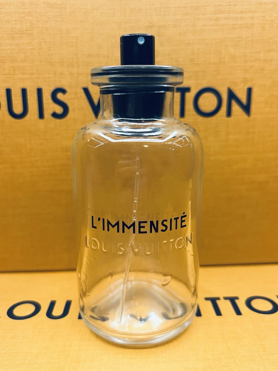 Louis Vuitton L'IMMENSITE Fragrance - Empty Tester Bottle 100ml