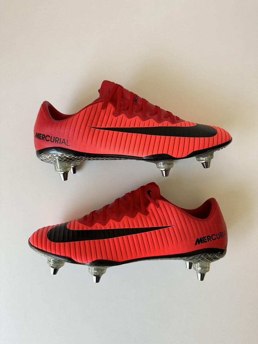 NEW Nike Mercurial Vapor XI ACC SG Carbon Fiber Soccer Red 845051