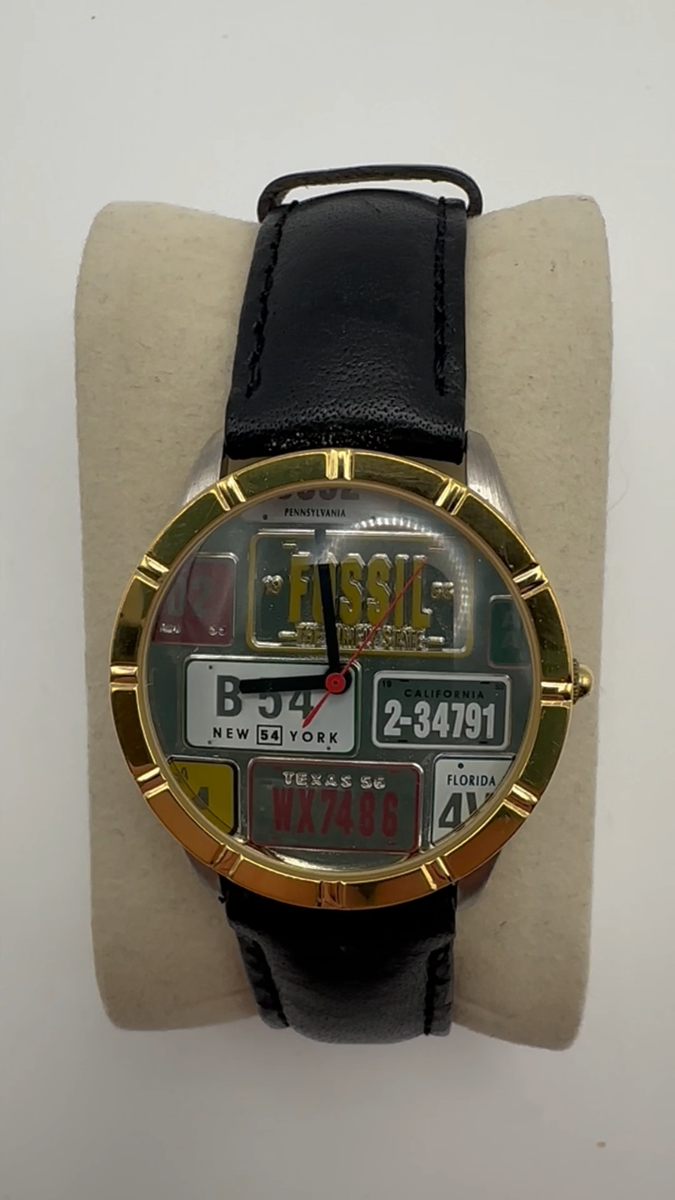 Vtg 90s Fossil Road Trip Collection JR-7630 Watch Works | eBay