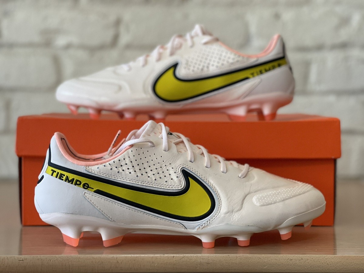 Nike Tiempo Legend 9 Elite FG Soccer Football Cleats Men 10 Guava