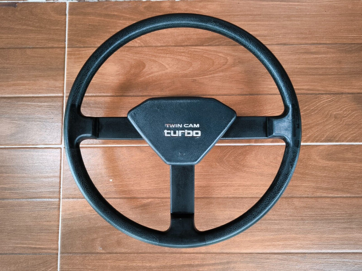 Toyota Corona TT141 Carina Celica TA63 Black Steering Wheel Twin