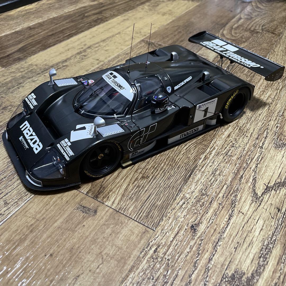 AUTOart Mazda 787B Stealth Model #1 Black 1/18 Diecast Model Car