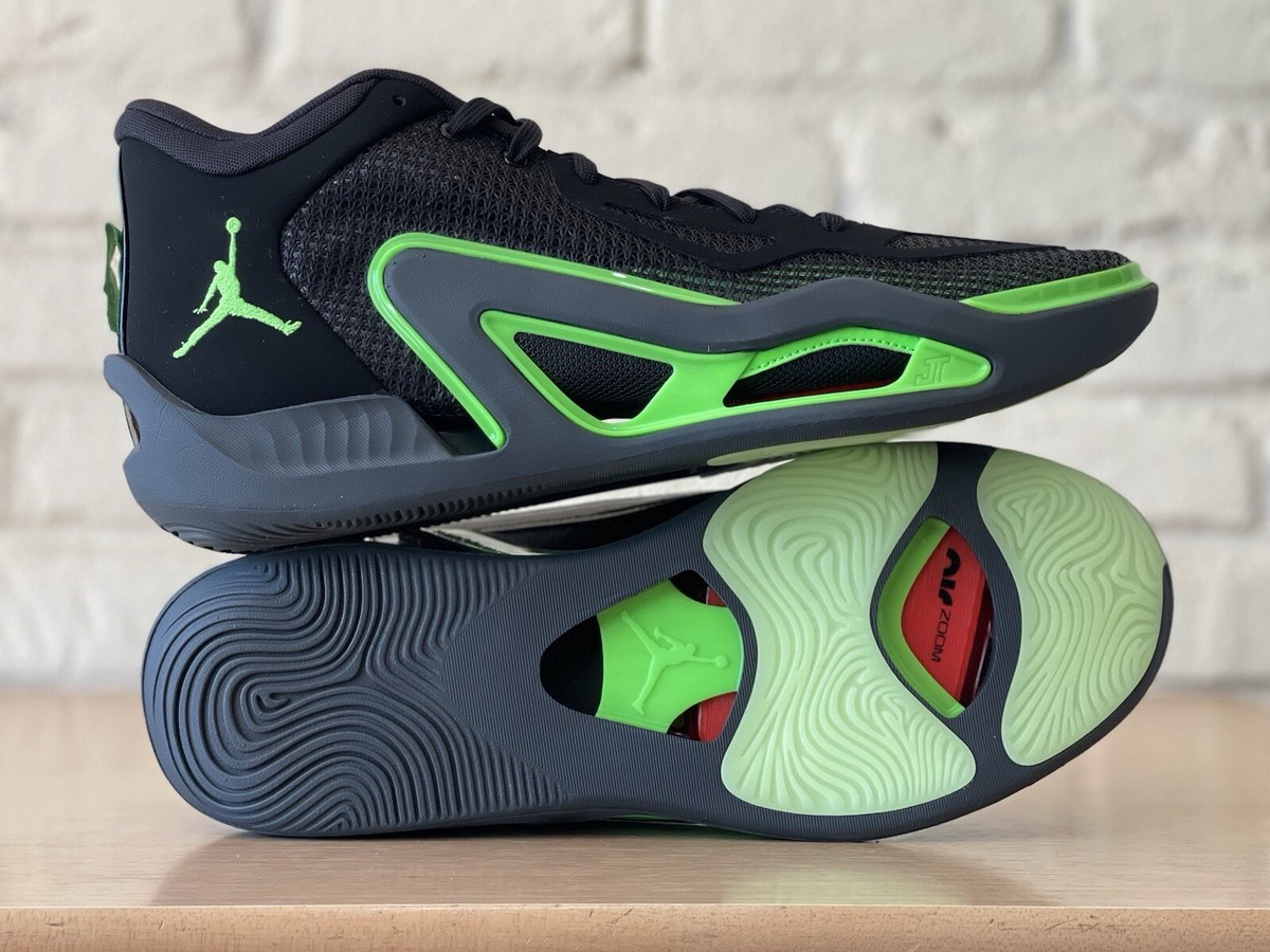 Nike Air Jordan Tatum 1 Green Strike Black Basketball DZ3324-003