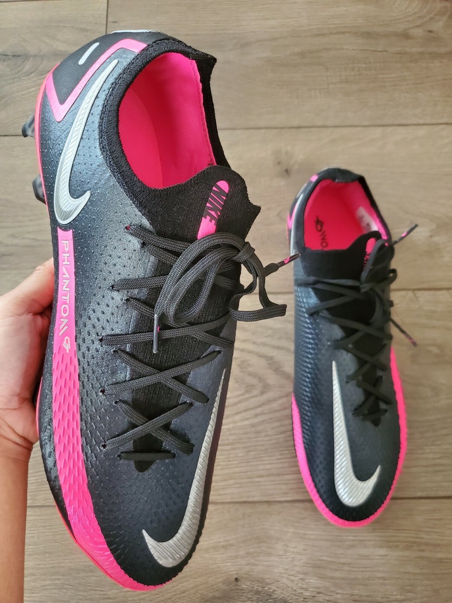 Nike Phantom GT Elite FG Soccer Cleats Men's Size 12 Black Pink