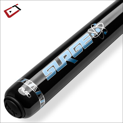 New Cuetec AVID Surge Series Black/Blue Jump Cue - AVID Jump Shaft
