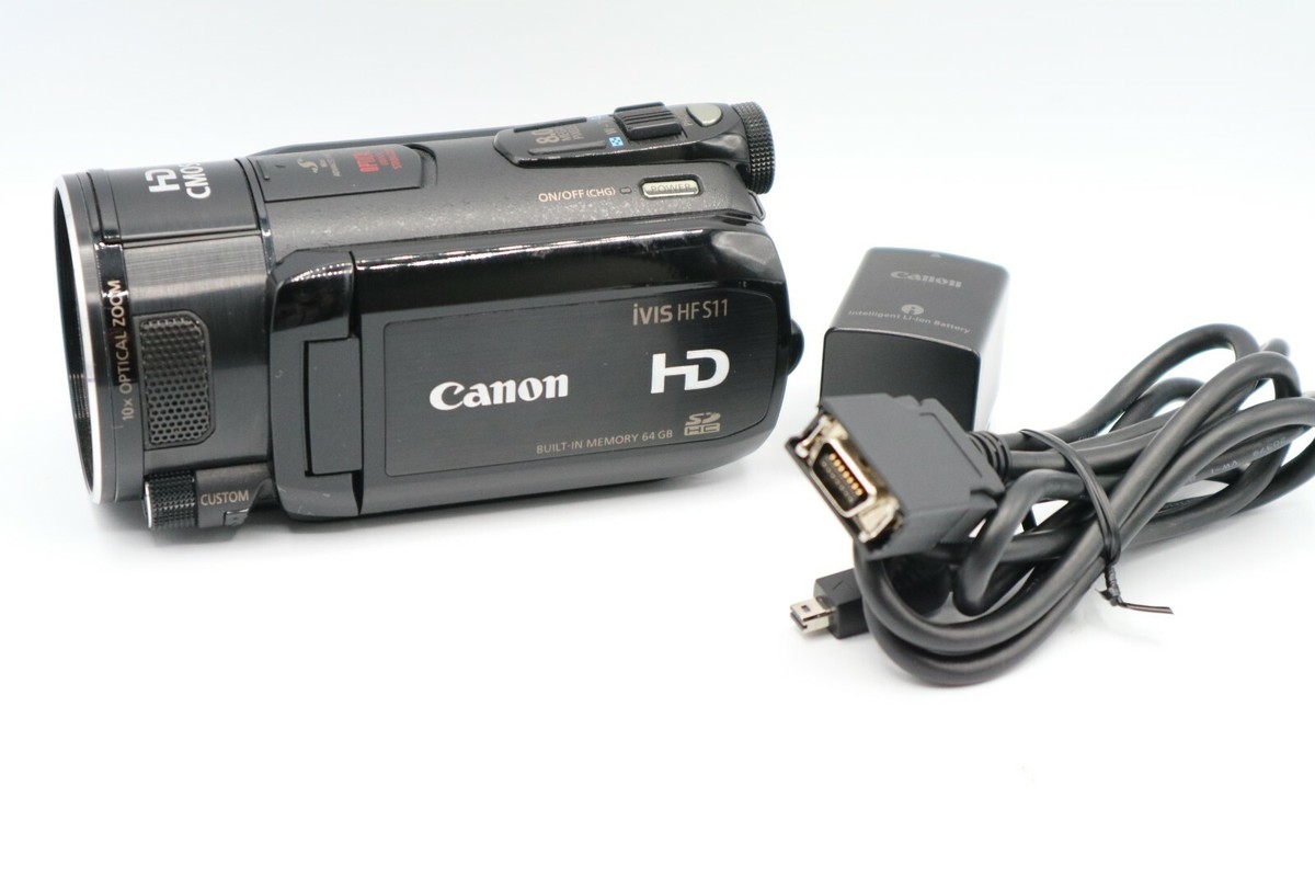 Canon iVIS HF S11 64GB Pro HD Camcorder | eBay