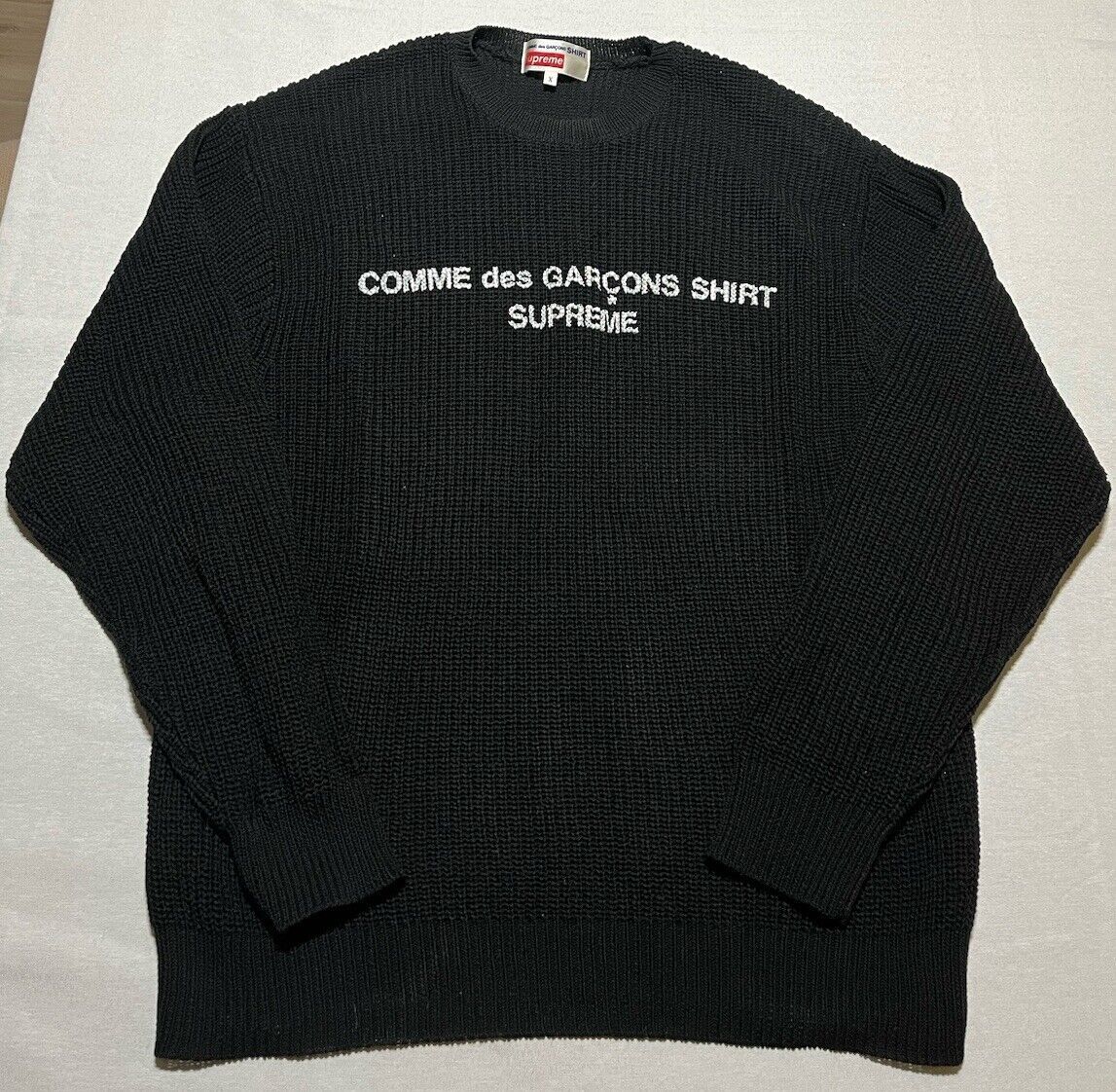 Supreme COMME des GARCONS SHIRT Sweater XL NWOT GM5 | eBay
