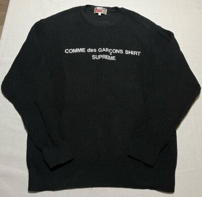 Supreme COMME des GARCONS SHIRT Sweater XL NWOT GM5 | eBay