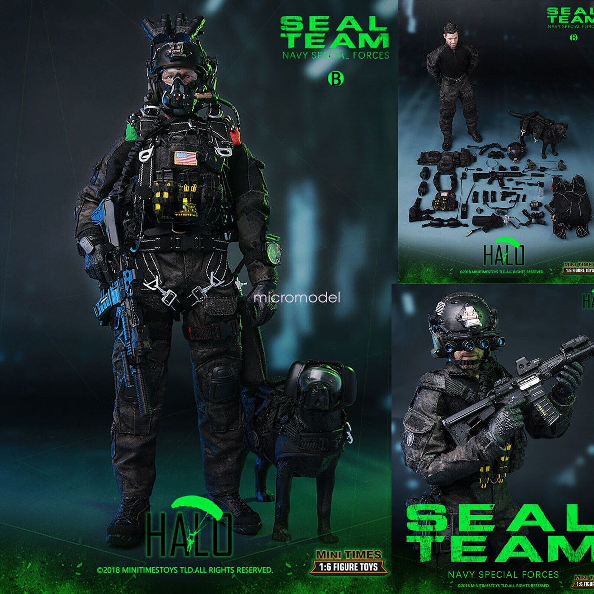Mini Times Toys M013 US Navy SEAL Team HALO 1/6 Action Figure W/K