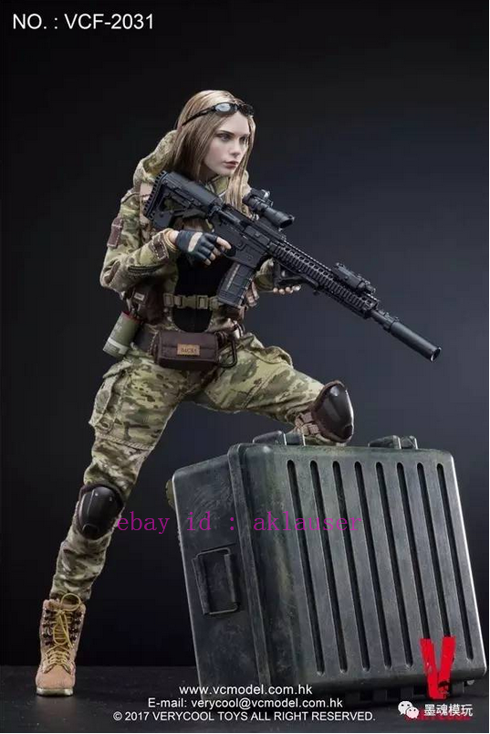 Verycool Vcf-2031 1/6 Camouflage Female Soldier Villa Action