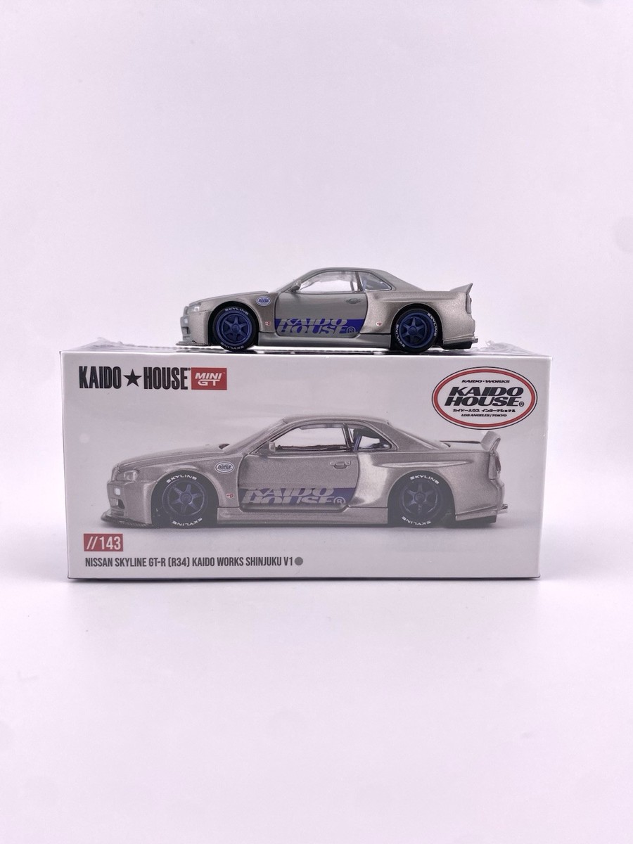 Chase - Nissan Skyline GT-R (R34) Kaido House Shinjuku - Mini GT