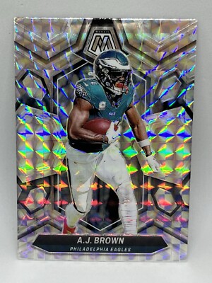 2024 Panini Mosaic AJ Brown Silver Mosaic PRIZM Philadelphia
