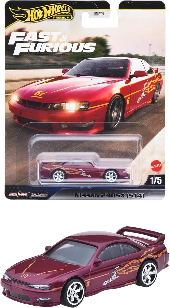 Hot Wheels Fast and Furious JBL99 Nissan 240SX (S14) Vehicle Toy