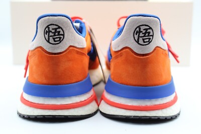 DRAGON BALL Z × ADIDAS ZX 500 RM SON GOKU D97046 Orange Blue Men's