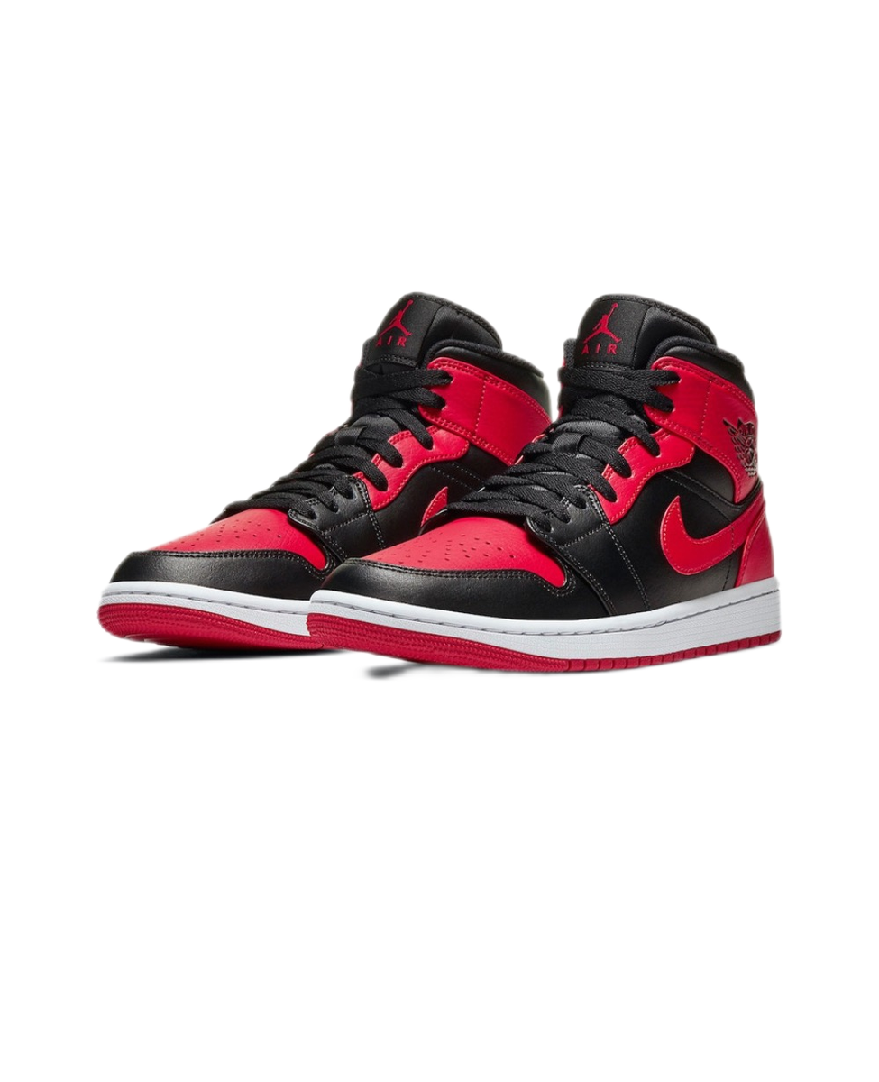 Size 9.5 - Jordan 1 Mid Banned 2020 for sale online | eBay