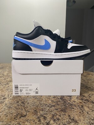 Nike Air Jordan 1 Low Black University Blue White (W) DC0774-041