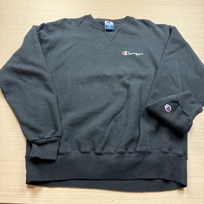 Vintage 90s Champion Sweatshirt XL Heavy Embroidered Script Logo