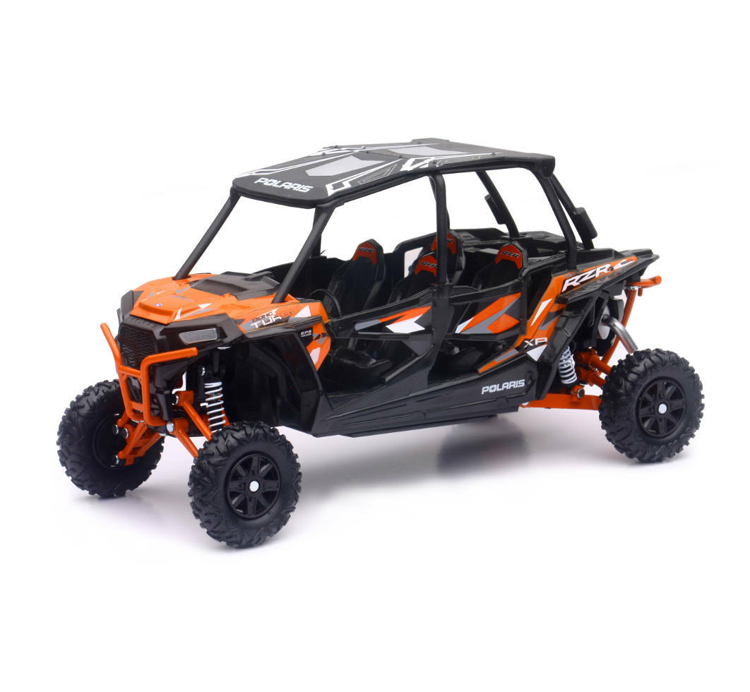 Polaris RZR XP 4 Turbo EPS 1:18 Side X Side SXS Orange Model by