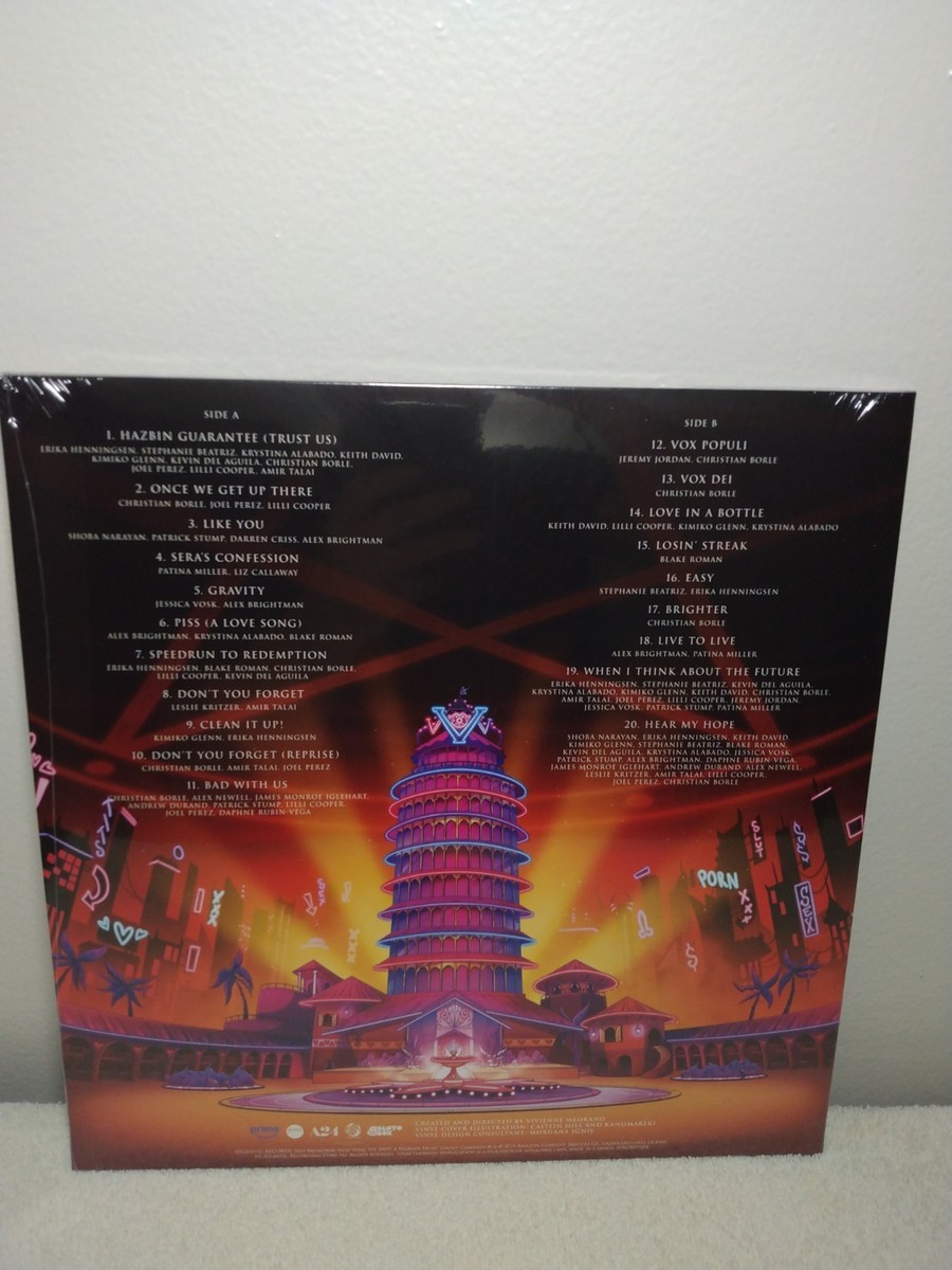 Hazbin Hotel Season Two Soundtrack OST Vox Face Lenticular IN HAND