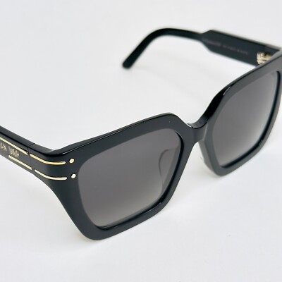 CHRISTIAN DIOR SIGNATURE Black Gold Thin DIORSIGNATURE S10F