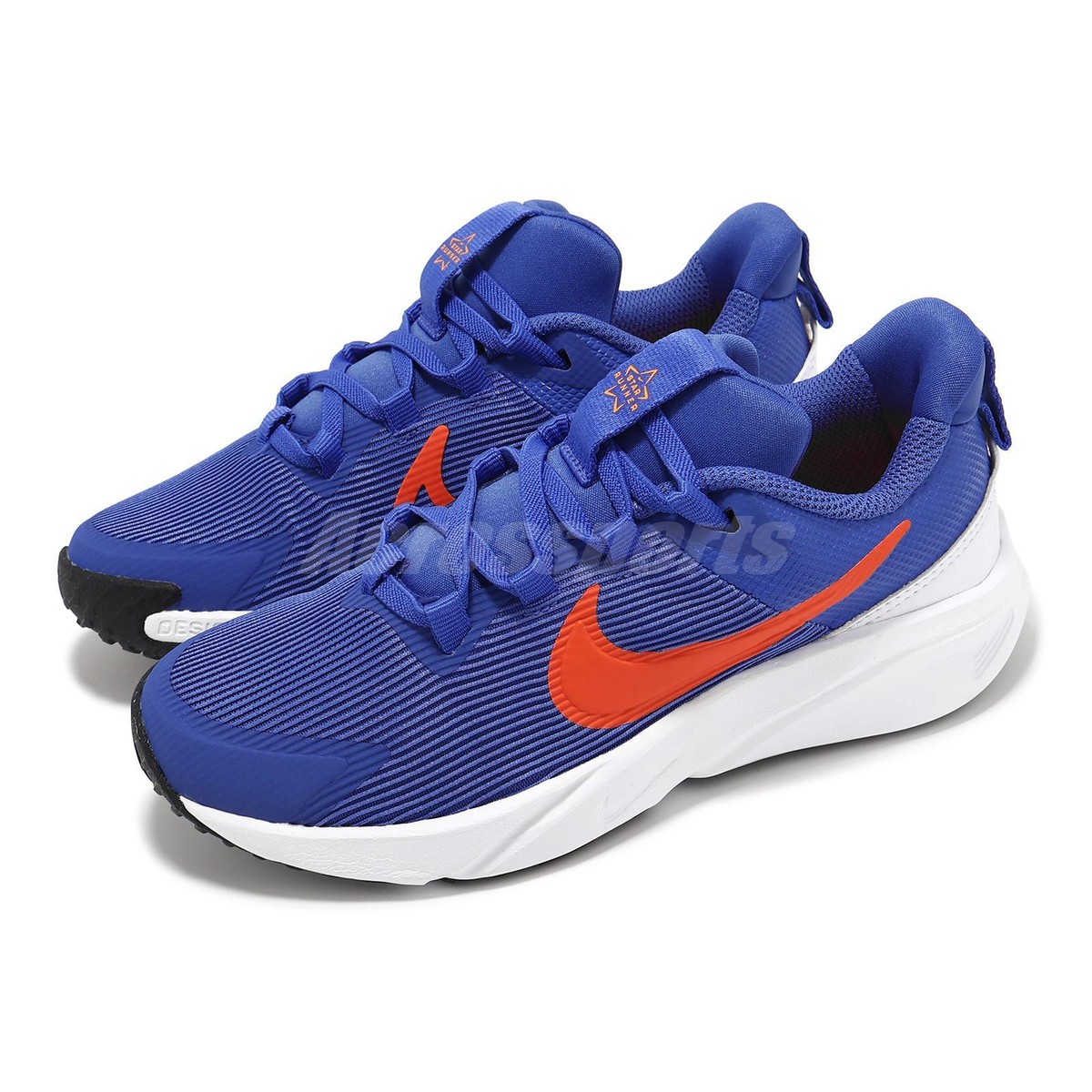 Nike Star Runner 4 NN PS Astronomy Blue Orange Kids Preschool