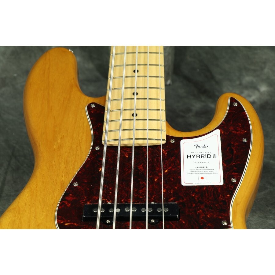 Fender Made in Japan Hybrid II Jazz Bass V Vintage Natural 5