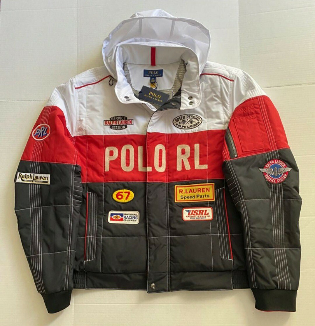 Polo Ralph Lauren Men's Oxford Racing Jacket &Pant Set, Tracking