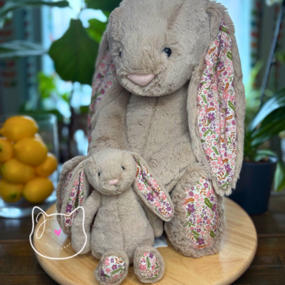 Jellycat HUGE Blossom Beige Bunny 'Petal' New NWT BIG Soft Plush