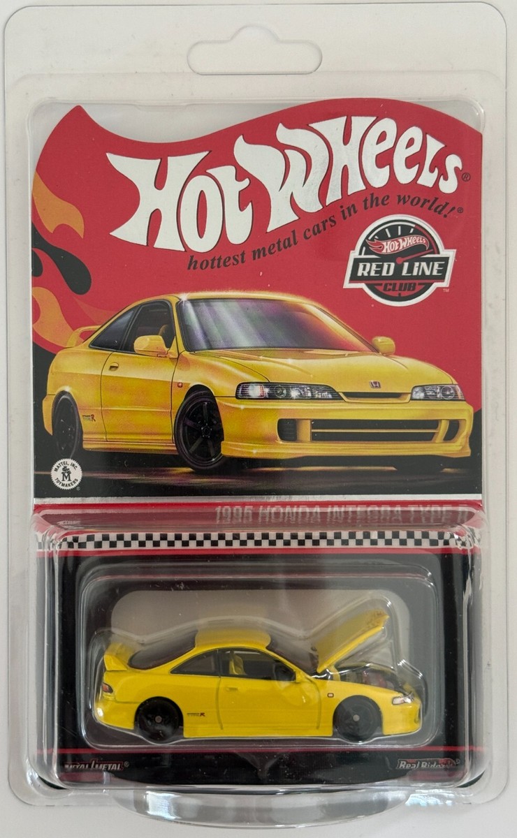 2024 Hot Wheels RLC Exclusive 1995 Honda Integra Type R Yellow