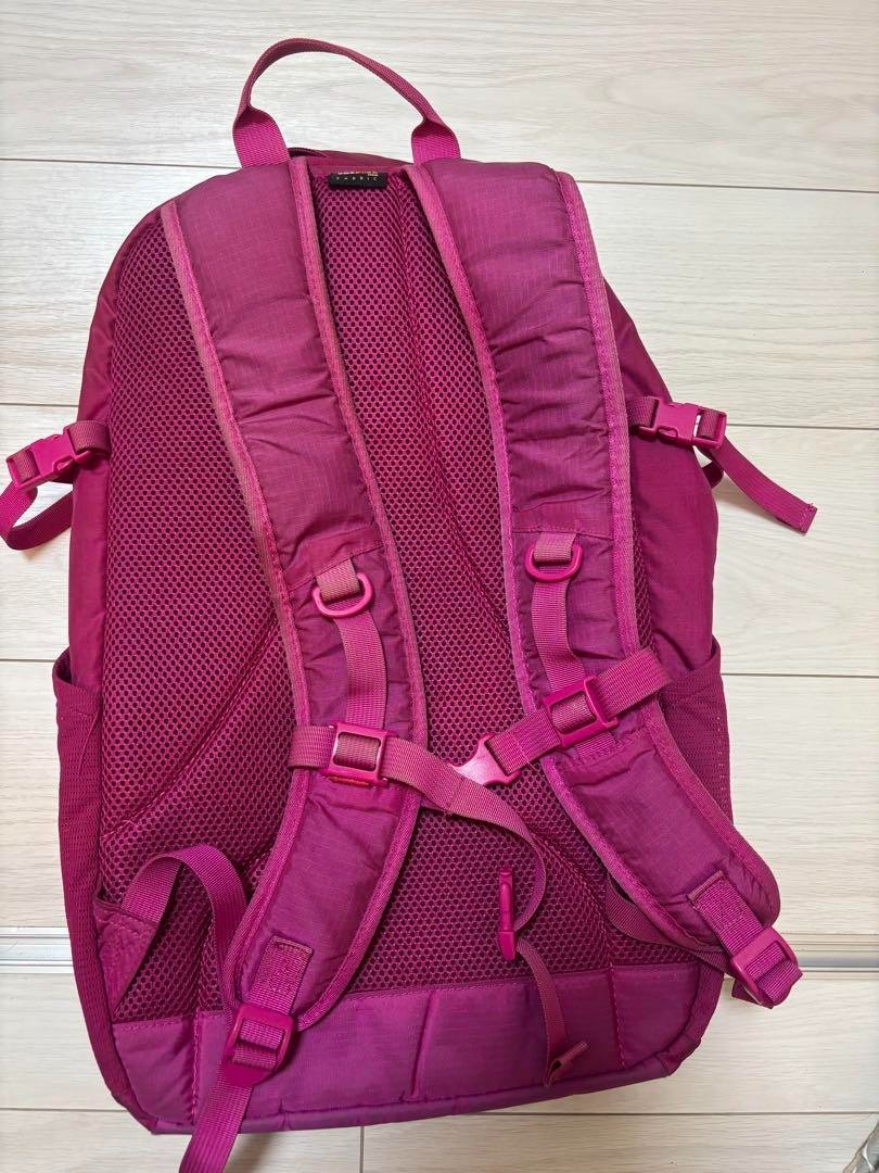 supreme 17SS Backpack CORDURA logo zip color Magenta Pink fashion