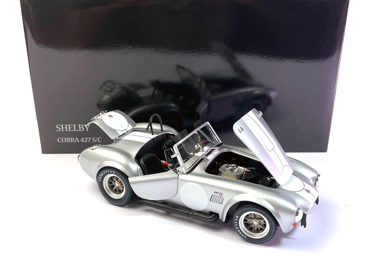 KYOSHO 1:18 SHELBY COBRA 427 S/C Silver Diecast Model 08047S | eBay