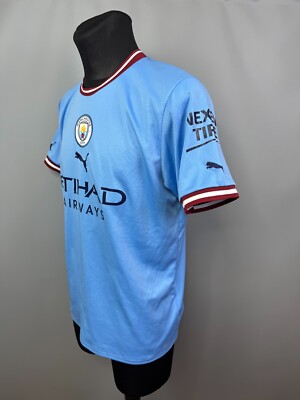 MANCHESTER CITY 2022 2023 HAALAND HOME SHIRT FOOTBALL SOCCER PUMA