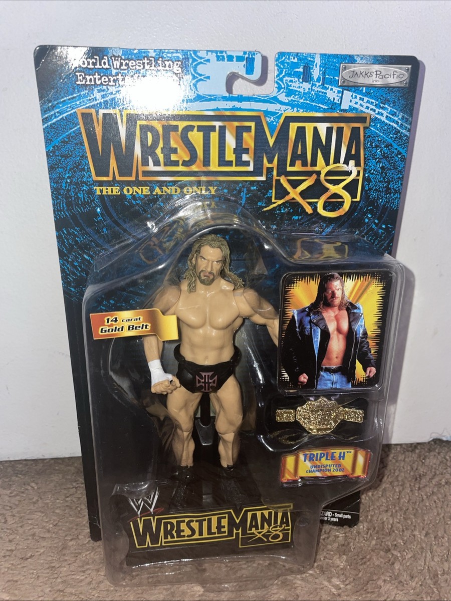 2002 Jakks Pacific WWE Wrestlemania X8 18 Billy Gunn Figure MOC