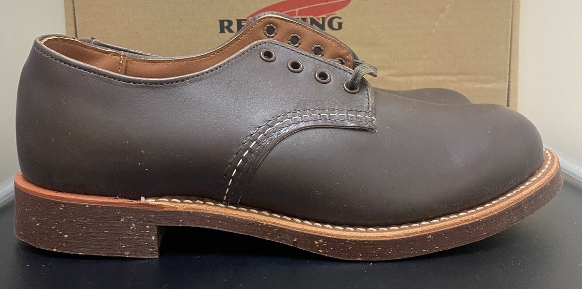 Red Wing 8053 8 D Chocolate Brown Oxford Foreman USA 8052 8053