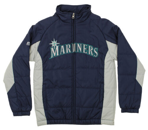 Majestic Authentic Collection Vintage Seattle Mariners Sz M Therma