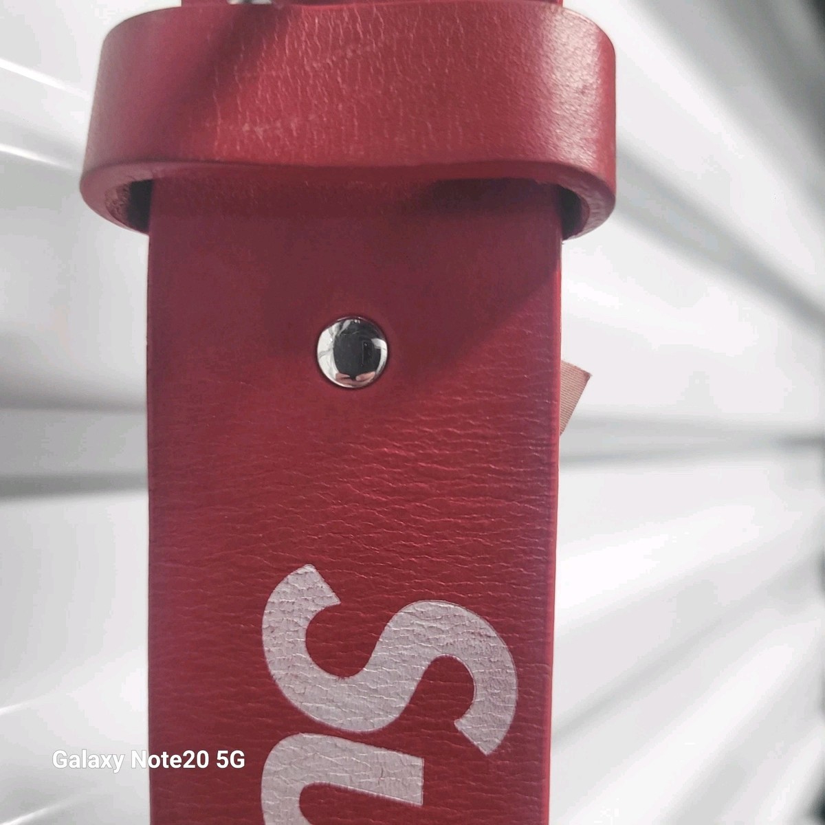 Supreme Red Repeat Belt | eBay