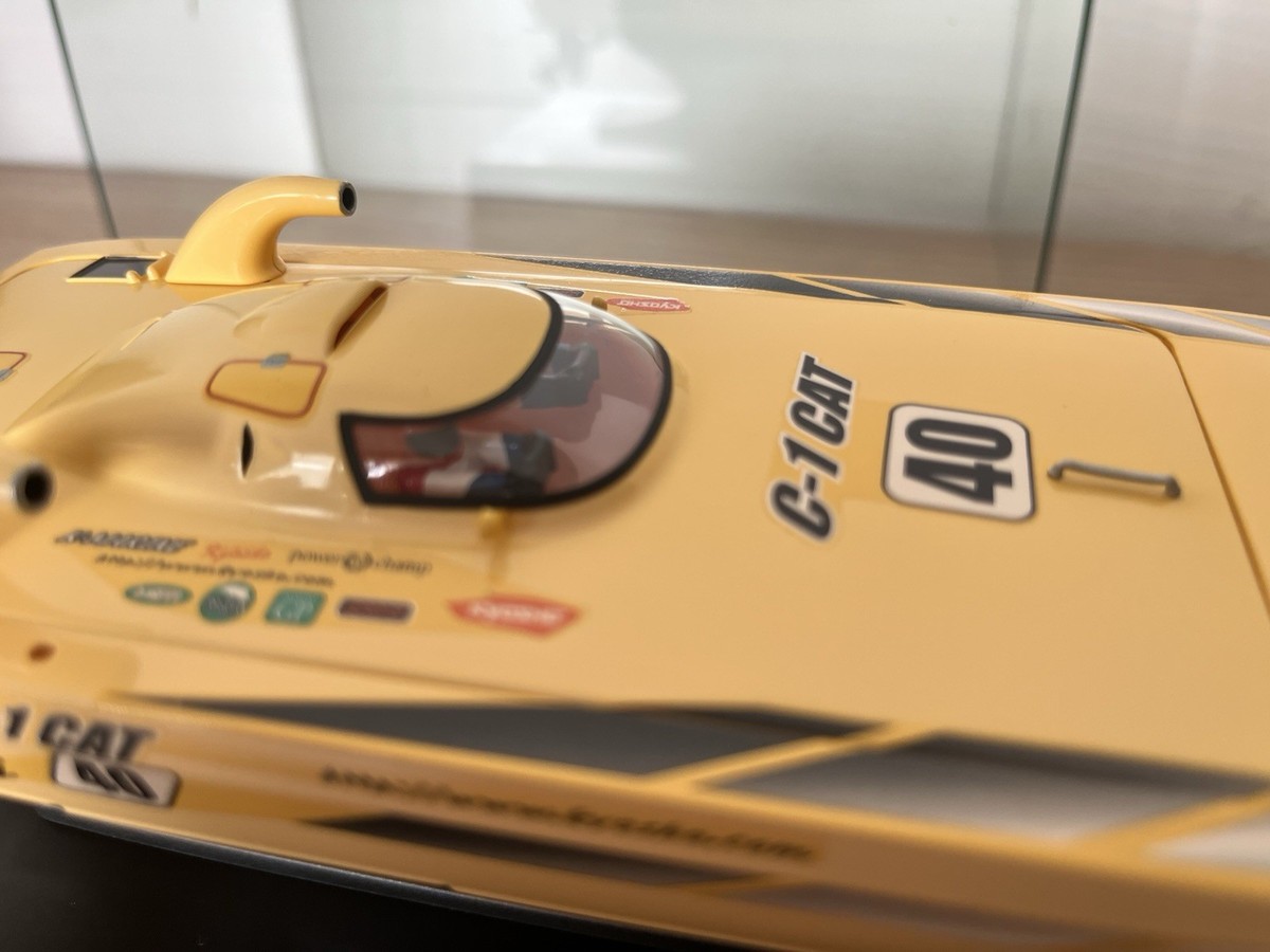 Super Rare Kyosho MINI-Z Racer ASC CATAMARAN Boat Lamborghini C-1